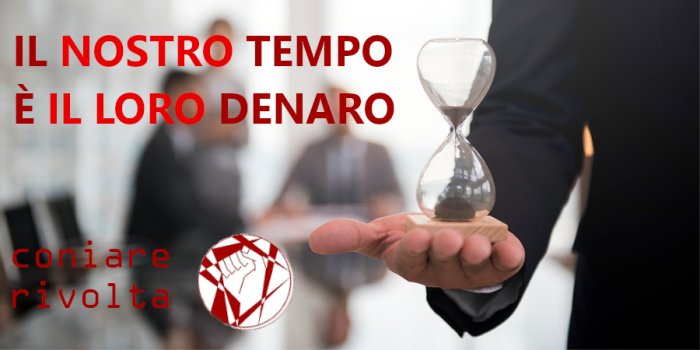 Il nostro tempo, il loro denaro. No al Part Time involontario che propone il PD